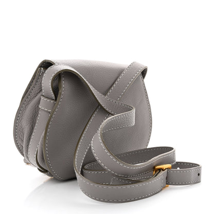 Chloe Calfskin Mini Marcie Round Crossbody Bag Cashmere Grey 3 of 11