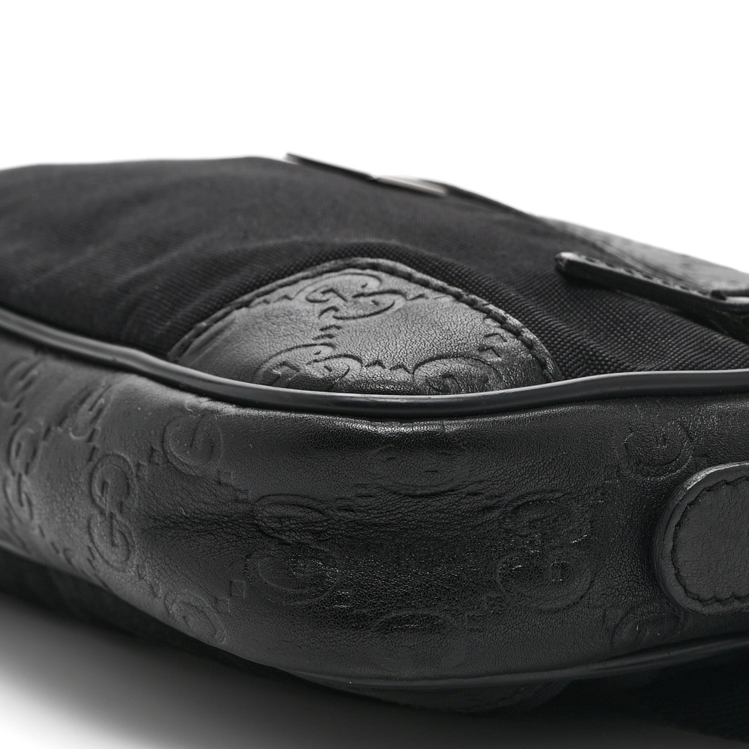 Gucci Guccissima Nylon Belt Bag  Black 10 of 10