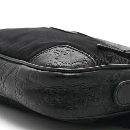 Gucci Guccissima Nylon Belt Bag  Black 10 of 10