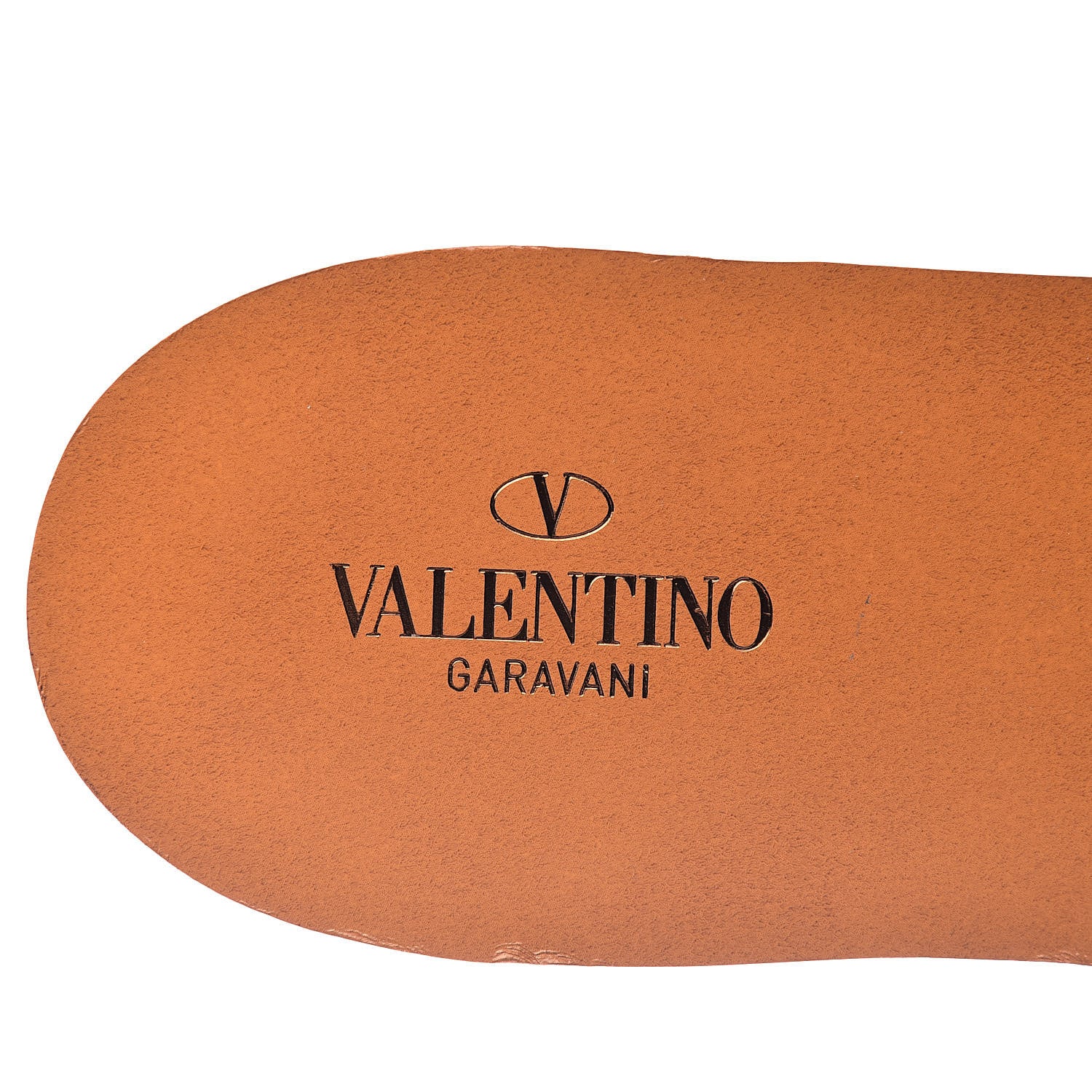 Valentino Garavani PVC Transparent Vlogo Flat Slide Sandals 39.5 Brown 6 of 10