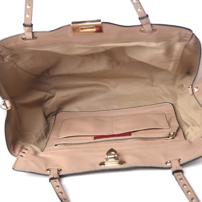 Valentino Garavani Vitello Medium Rockstud Tote Alpaca 5 of 21