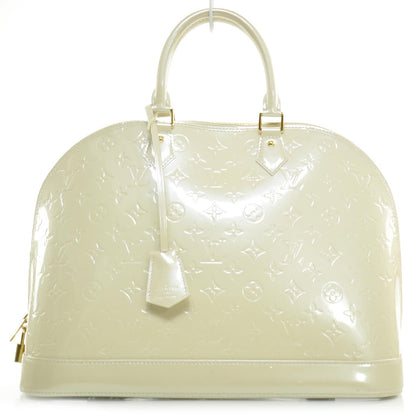 Louis Vuitton Vernis Alma MM Blanc Corail 1 of 9