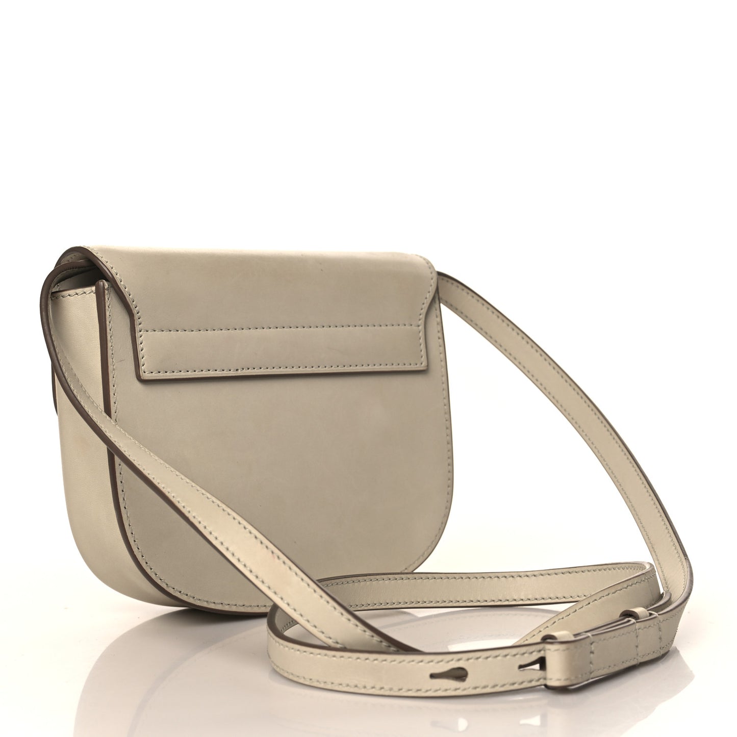 Smooth Calfskin Small Kaia Satchel Latte