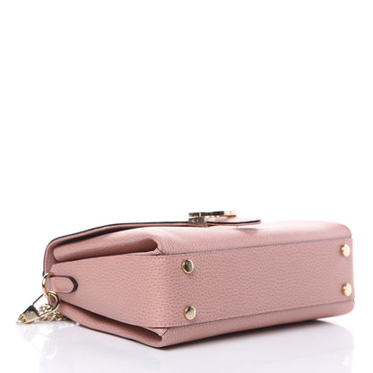 Gucci Dollar Calfskin Interlocking G Top Handle Shoulder Bag Soft Pink 4 of 9