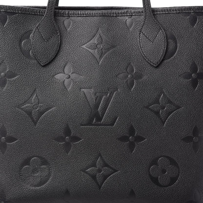 Louis Vuitton Empreinte Monogram Giant Neverfull MM Black 9 of 9