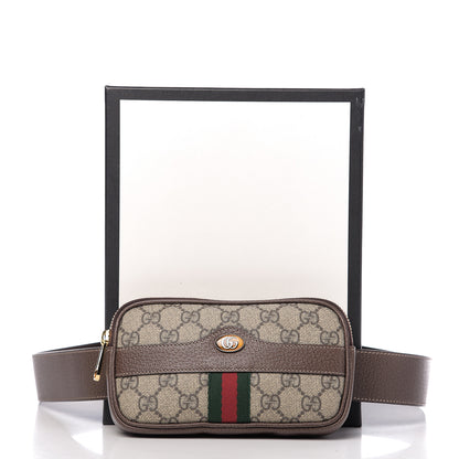 Gucci GG Supreme Monogram Ophidia Belted iPhone Case 85 34 Dark Brown 10 of 10