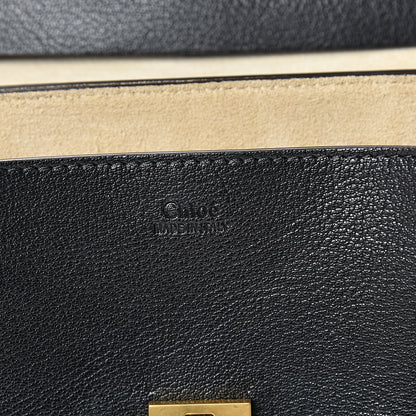 Chloe Grained Lambskin Drew Shoulder Bag Black 5 of 10
