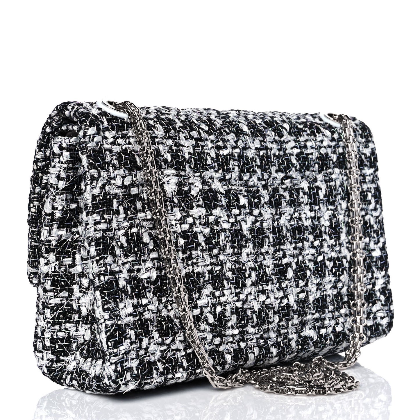 Tweed 2.55 Reissue 226 Flap Black White