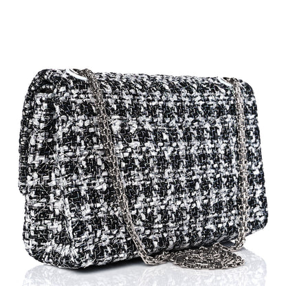 Chanel Tweed 2.55 Reissue 226 Flap Black White 2 of 8