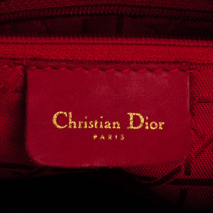 Christian Dior Nylon Cannage Medium Lady Dior Black 6 of 7