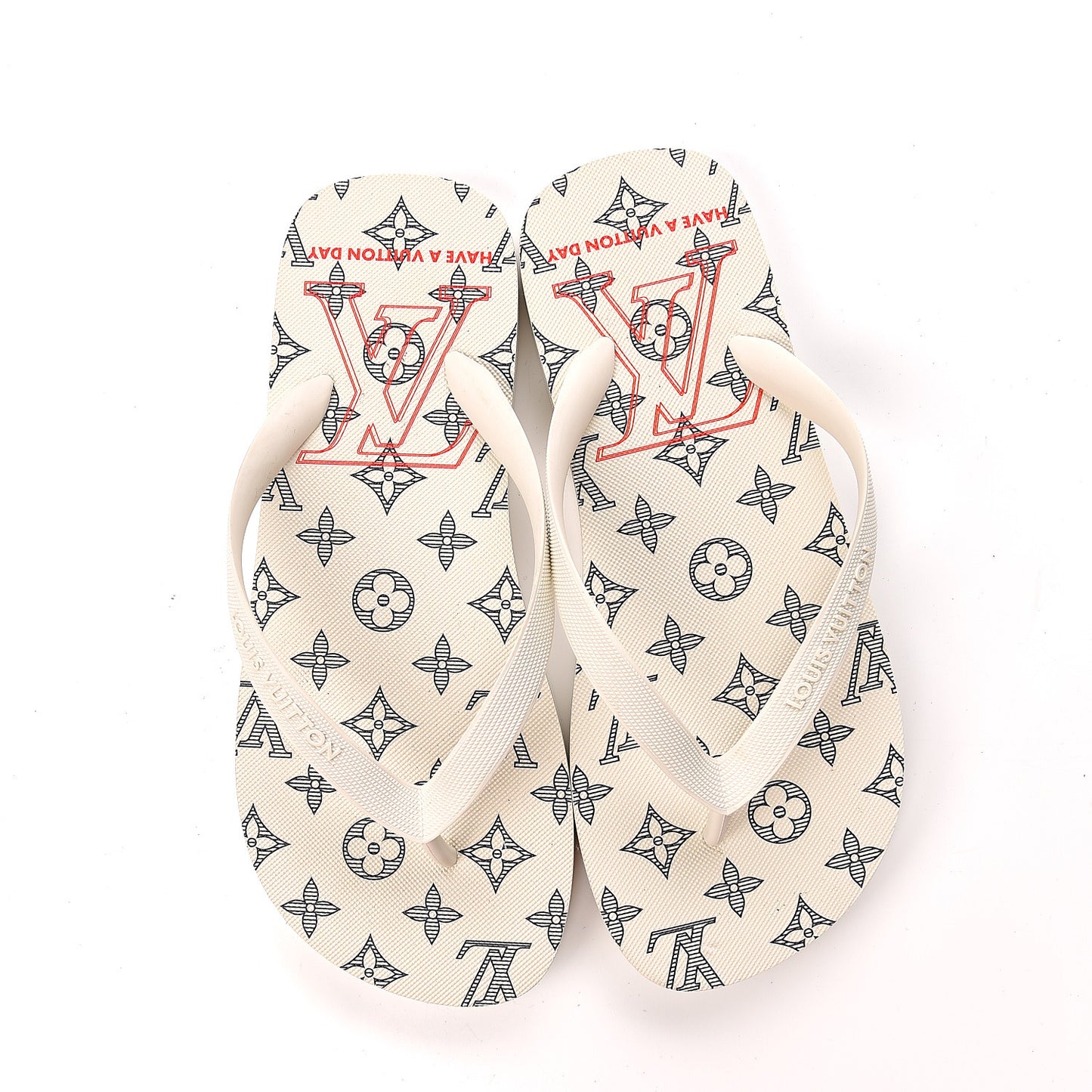 Rubber Molitor Thong Sandals 7 White