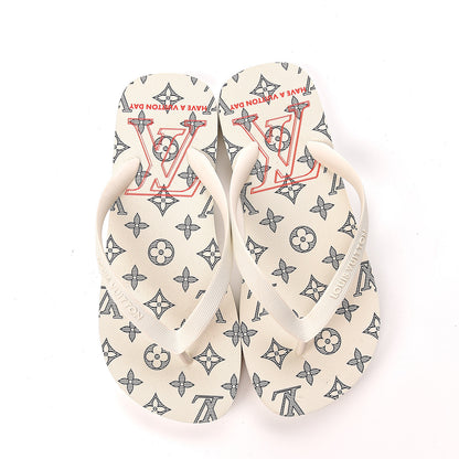 Louis Vuitton Rubber Molitor Thong Sandals 7 White 8 of 8
