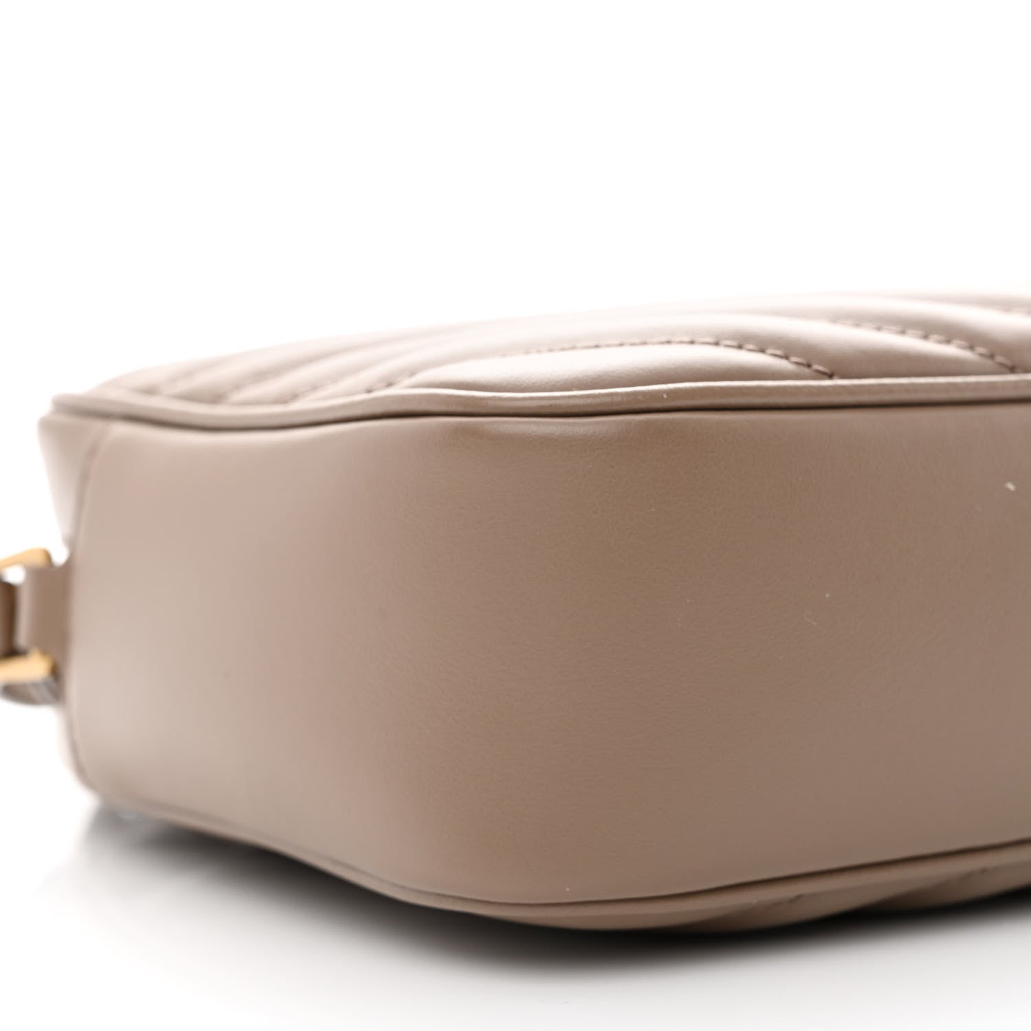 Saint Laurent Calfskin Matelasse Monogram Lou Camera Bag Dark Beige 9 of 14