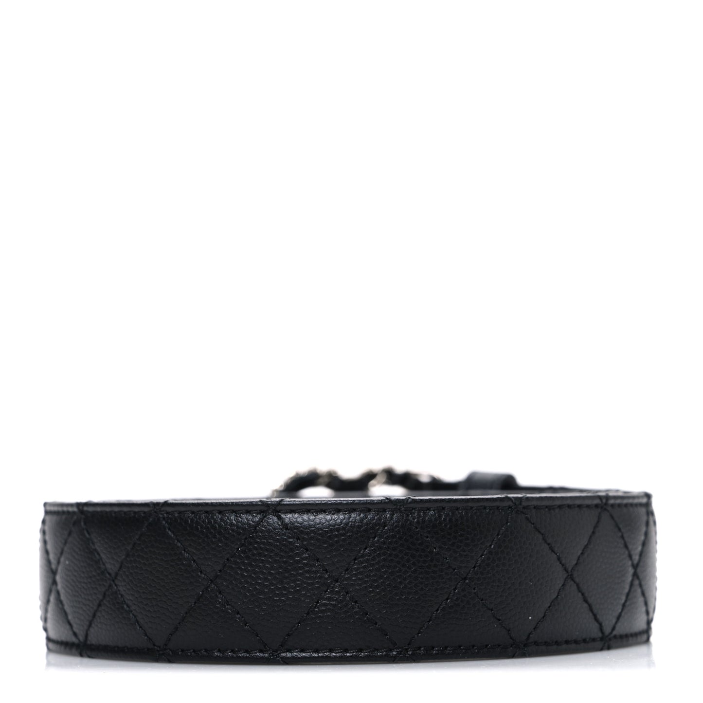 Caviar Quilted CC Chain Belt 85 34 Black