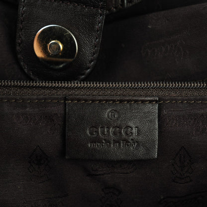 Gucci Guccissima Medium Sukey Tote Chocolate 6 of 7