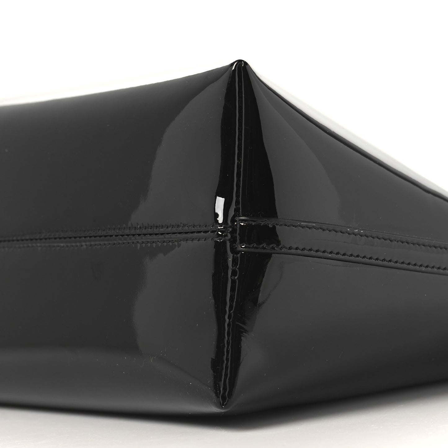 Patent Calfskin Rendez-Vous Hobo Black