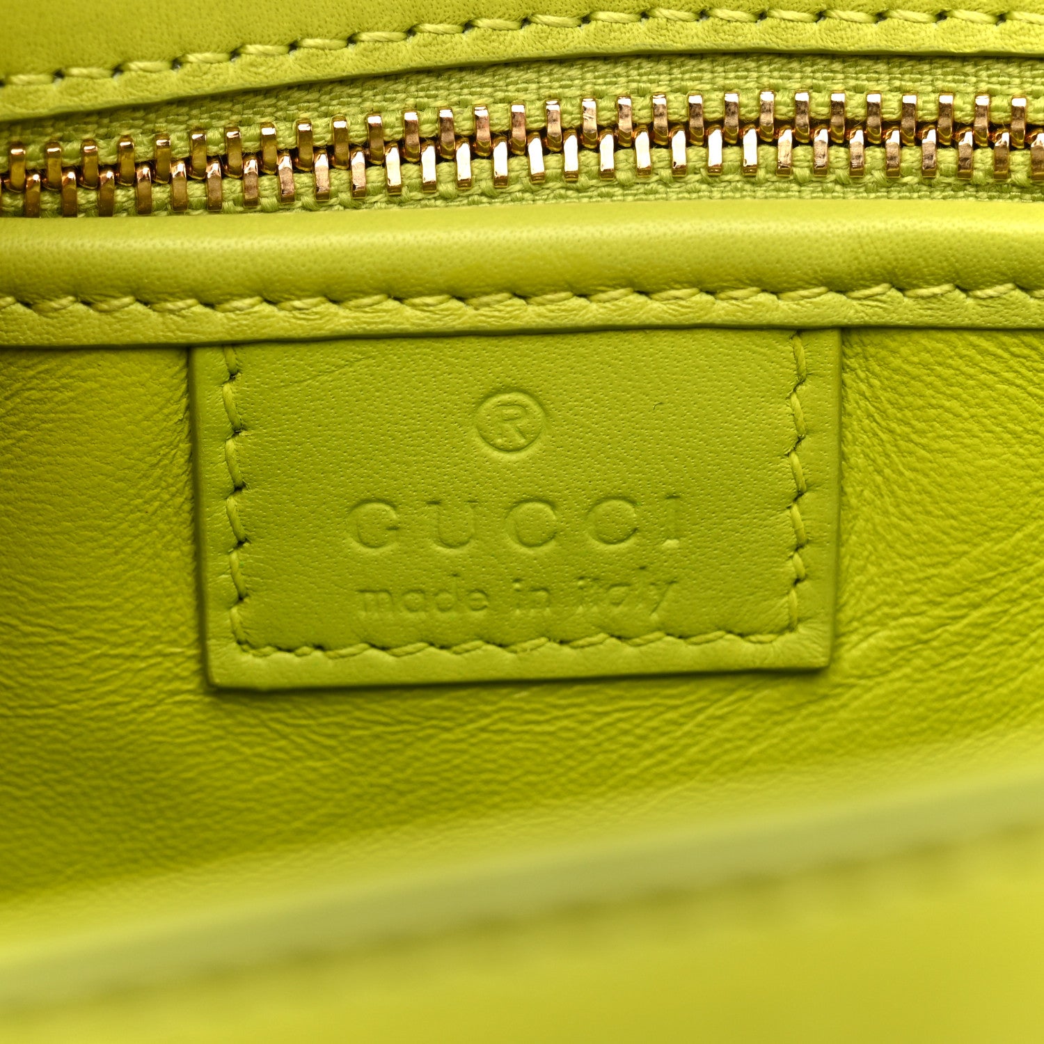Gucci Calfskin Medium Bamboo Green 6 of 10