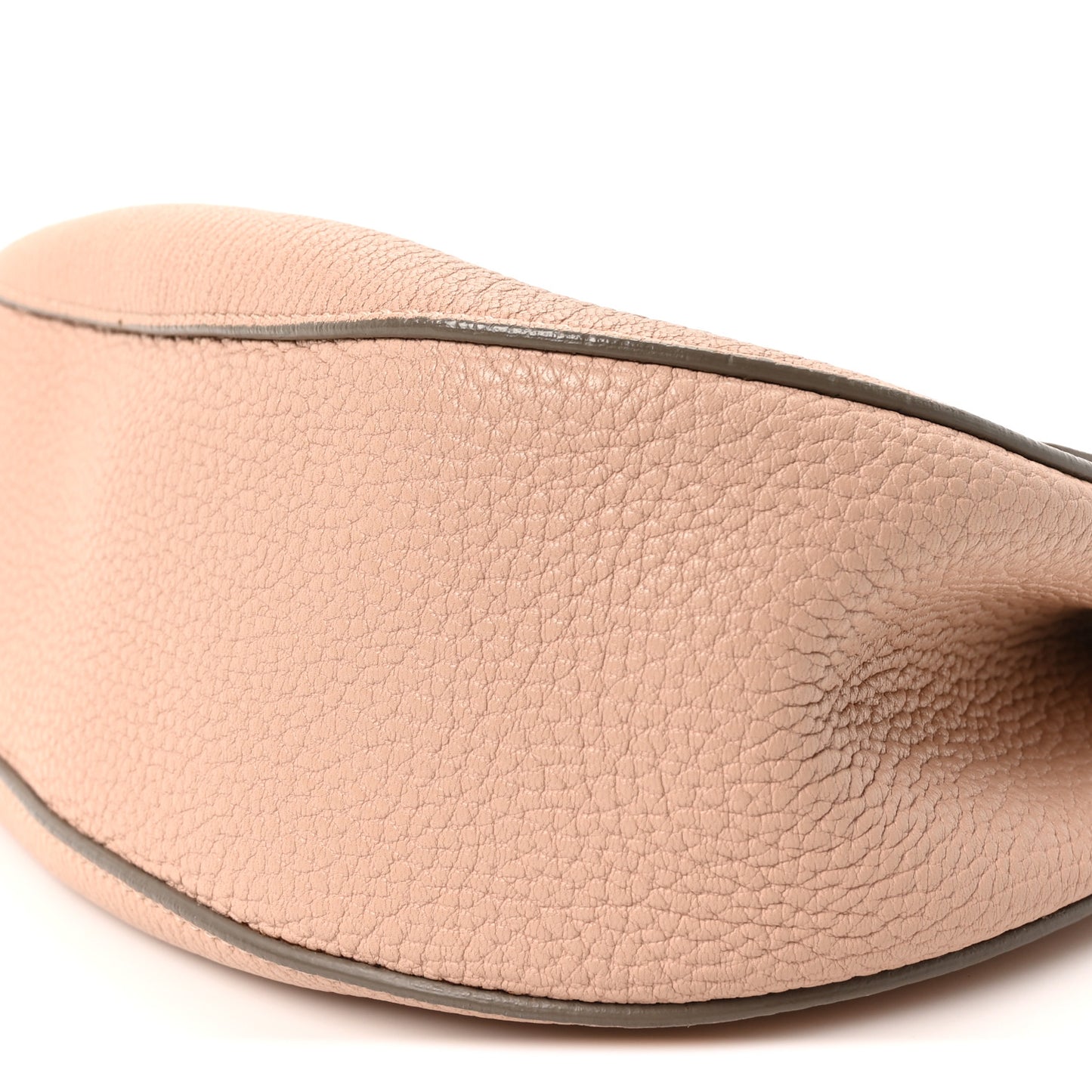 Grained Lambskin Drew Shoulder Bag Cement Pink