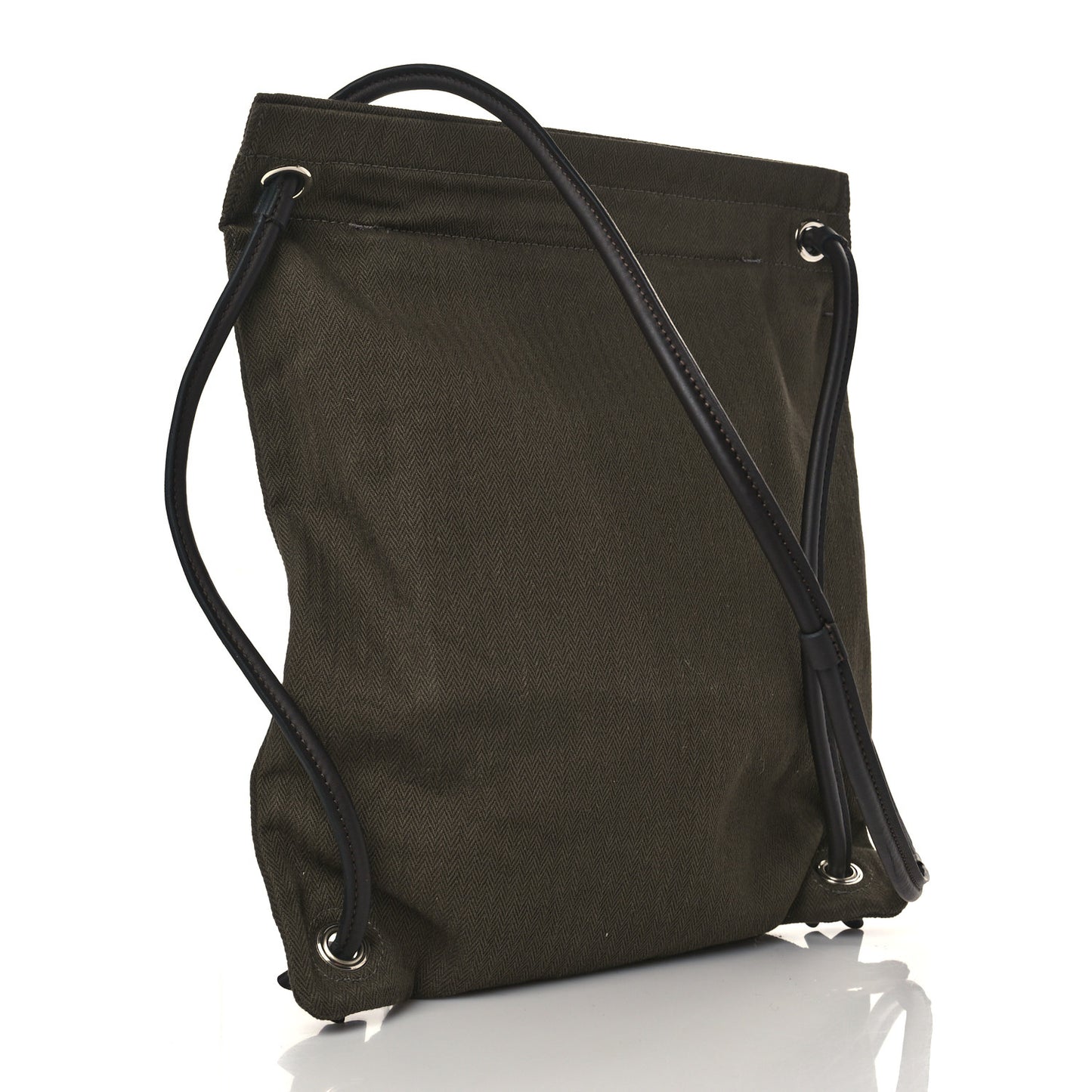 Herringbone Canvas Swift Maline Bag Kaki Ebene