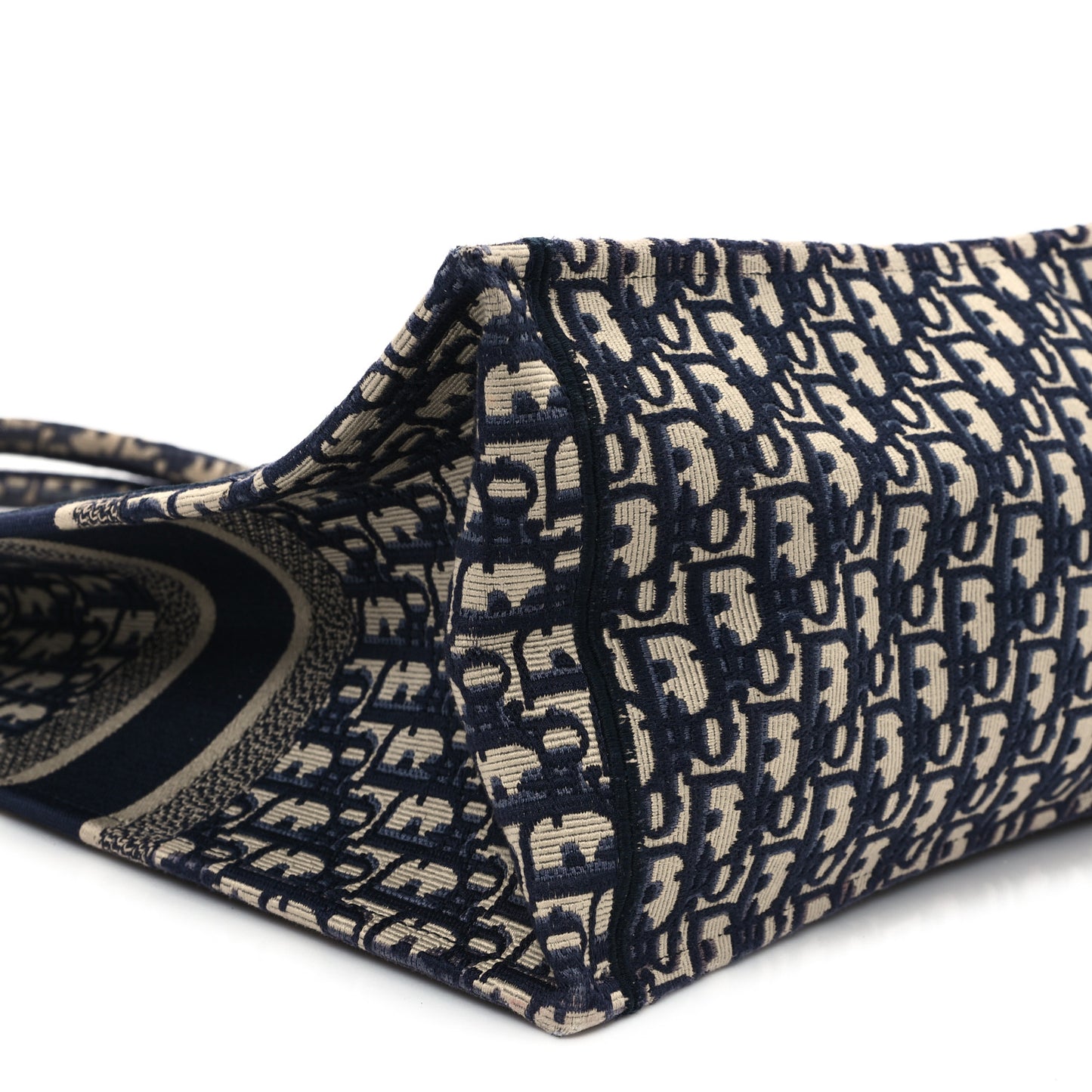 Oblique Large Book Tote Blue Multicolor