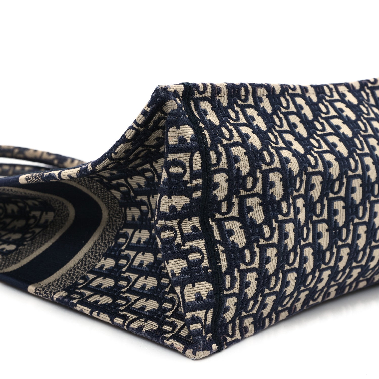 Christian Dior Oblique Large Book Tote Blue Multicolor 9 of 12