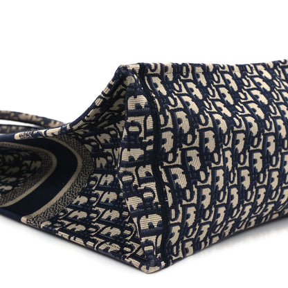 Christian Dior Oblique Large Book Tote Blue Multicolor 9 of 12