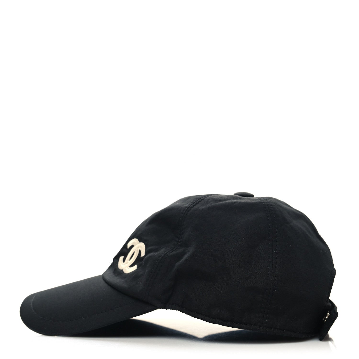 Chanel Cotton CC Cap Hat Black 6 of 9