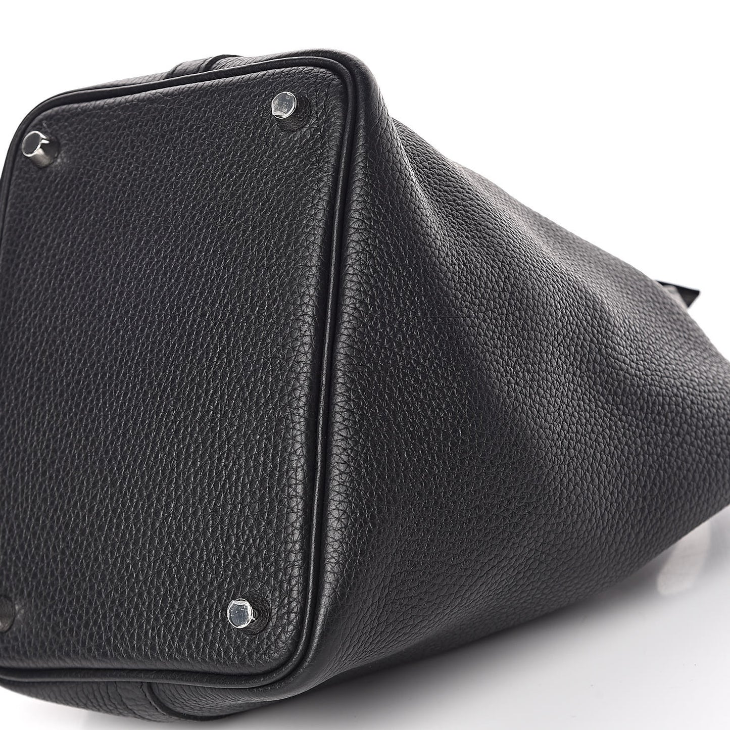 Taurillon Clemence Picotin Lock 18 PM Black