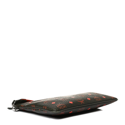 MCM Visetos Stark Wristlet Pouch Winter Moss 4 of 10