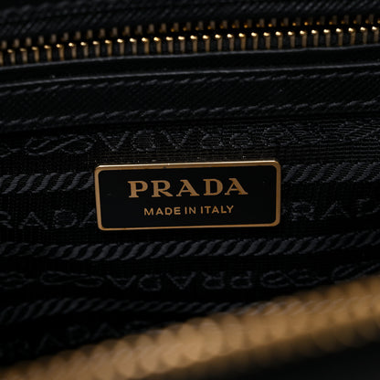 Prada Saffiano Small Galleria Double Zip Tote Black 6 of 10