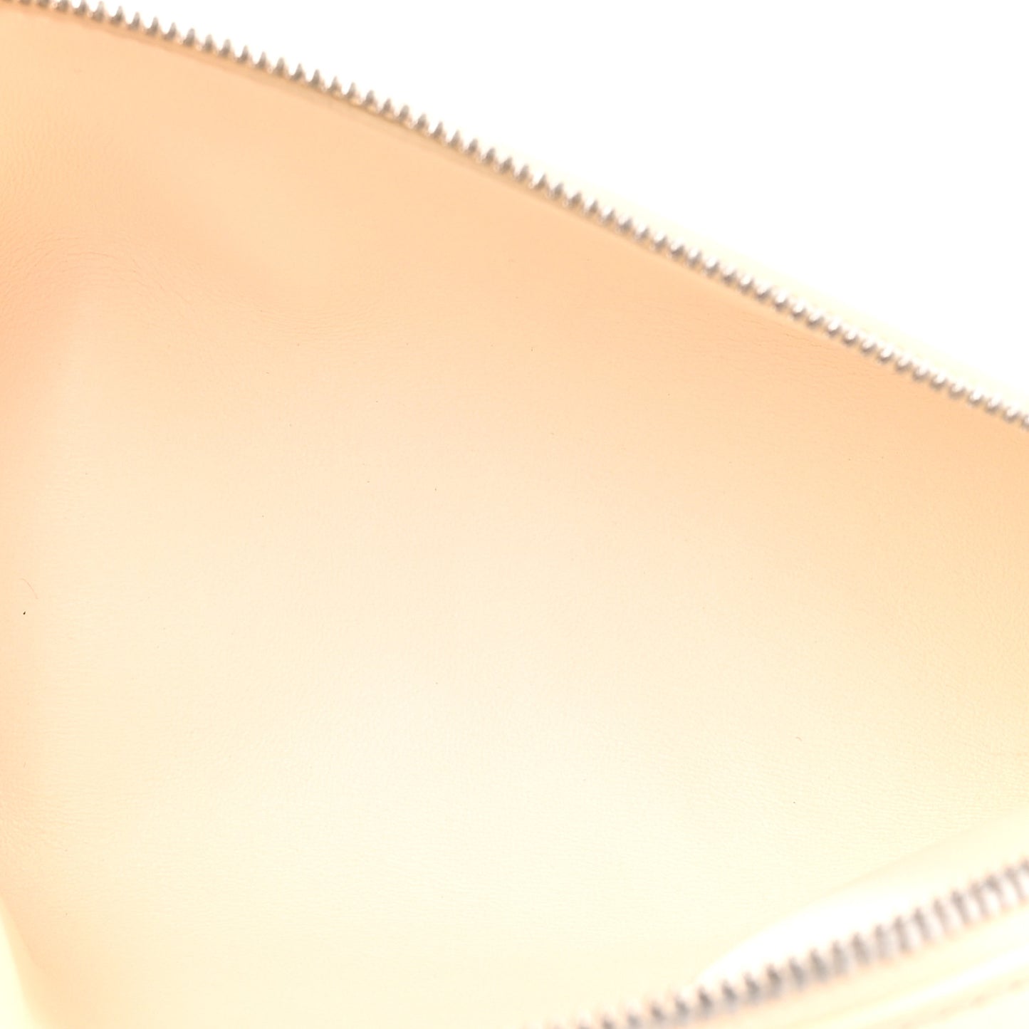 Grained Calfskin L19 Extra Pocket Pouch Whisper White