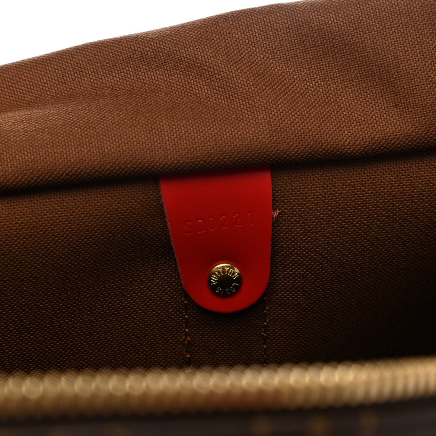 Calfskin Monogram Keepall Bandouliere 50 Coquelicot