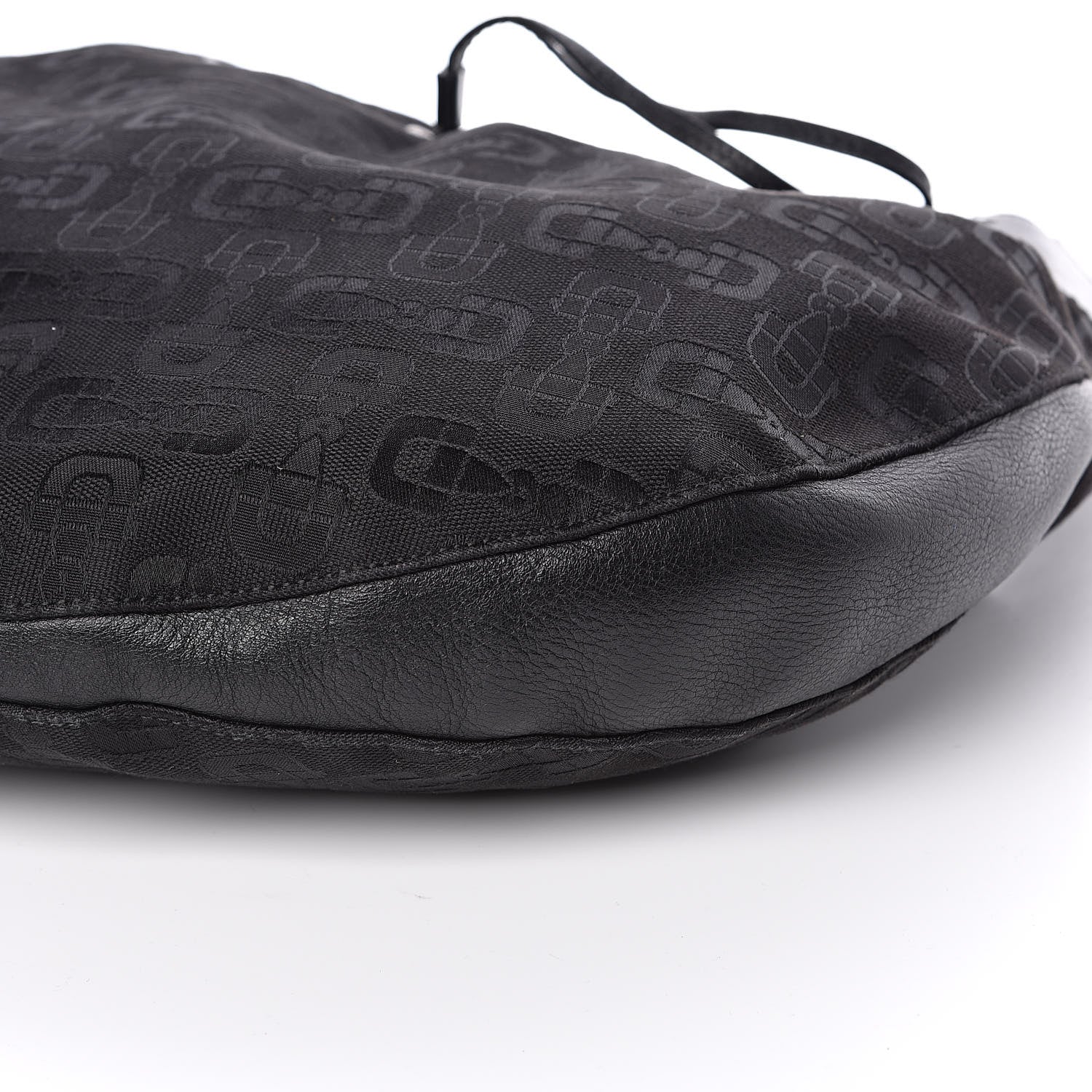 Gucci Horsebit Print Hobo Black 9 of 10