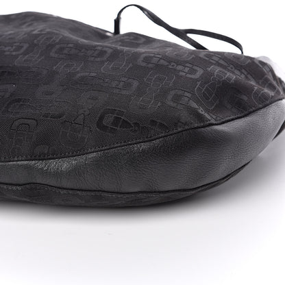 Gucci Horsebit Print Hobo Black 9 of 10