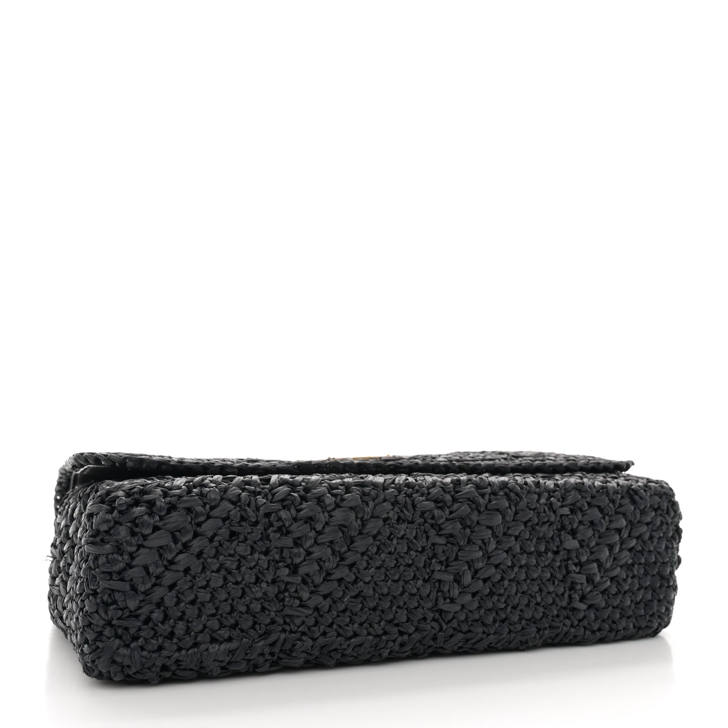 Raffia Monogram Medium Jamie Black