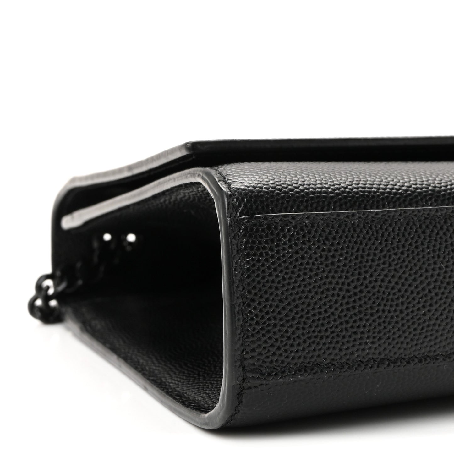 Grain De Poudre Medium Classic Monogram Monochrome Kate Satchel Black