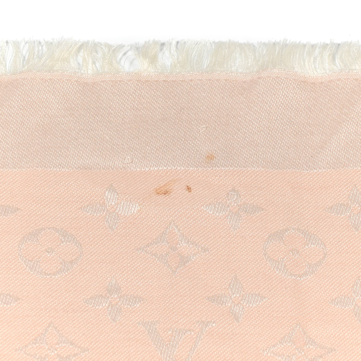 Louis Vuitton Silk Wool Monogram Shawl Rose 4 of 9