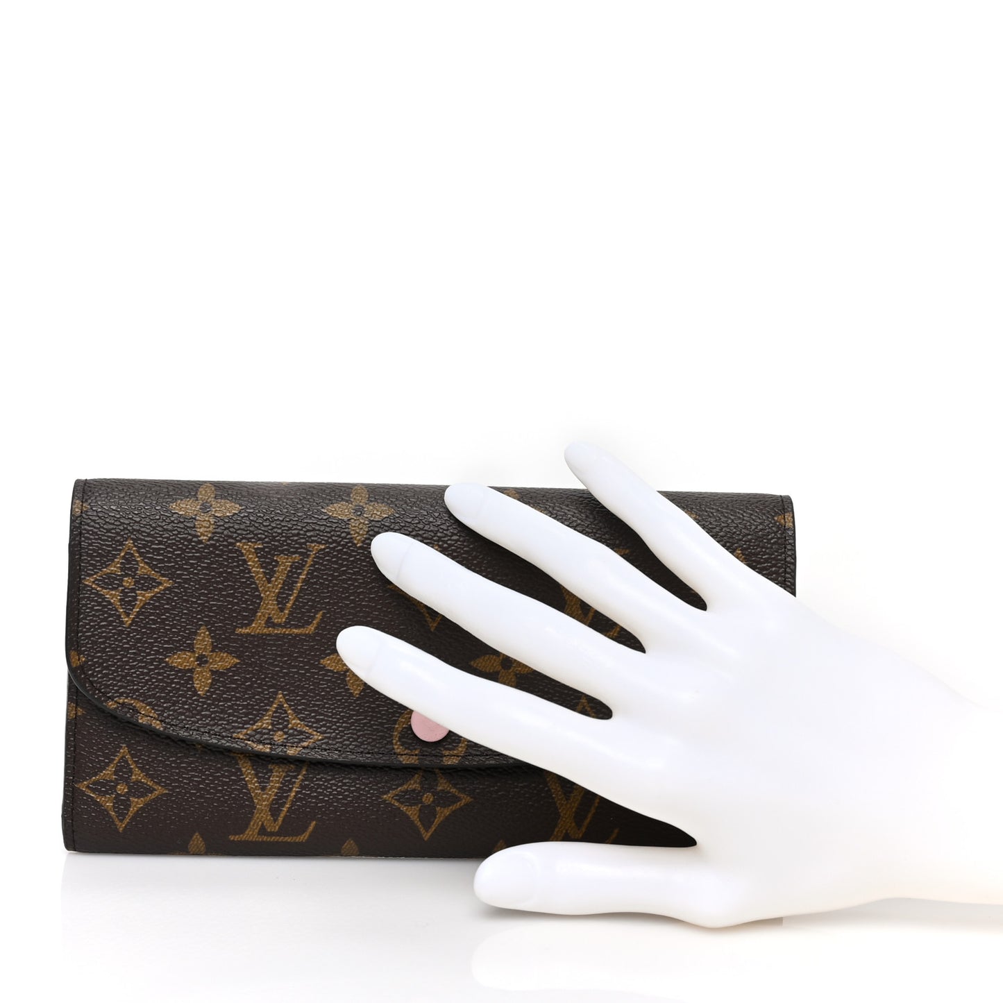 Monogram Emilie Wallet Rose Ballerine