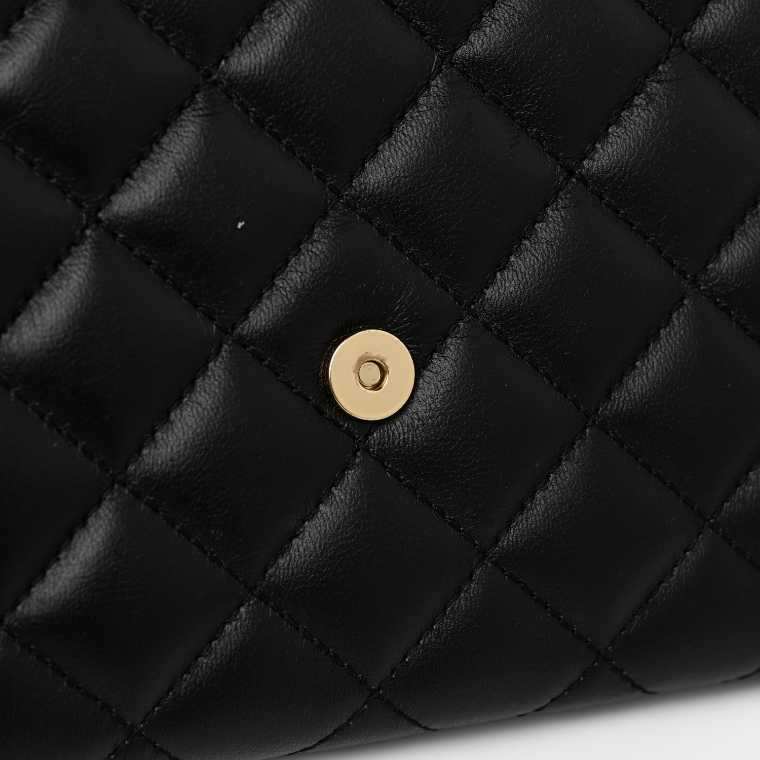 Versace Lambskin Quilted Medusa Wallet On Chain Crossbody Black 18 of 23