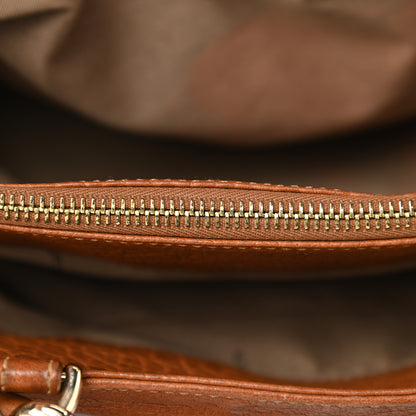 Fendi Crinkled Lambskin Mia Tote Naturale 9 of 10