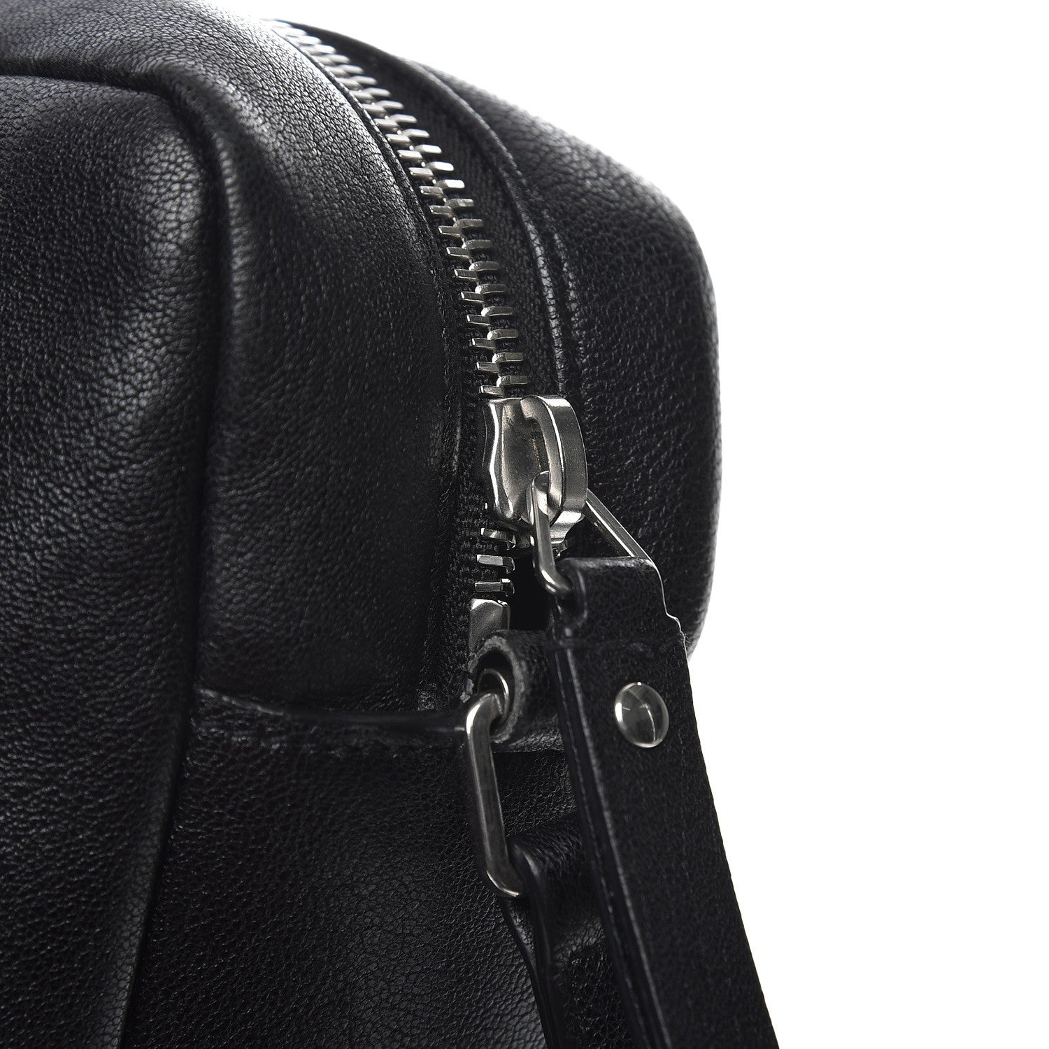 Saint Laurent Lambskin Monogram Small Lou Camera Bag Black 12 of 17