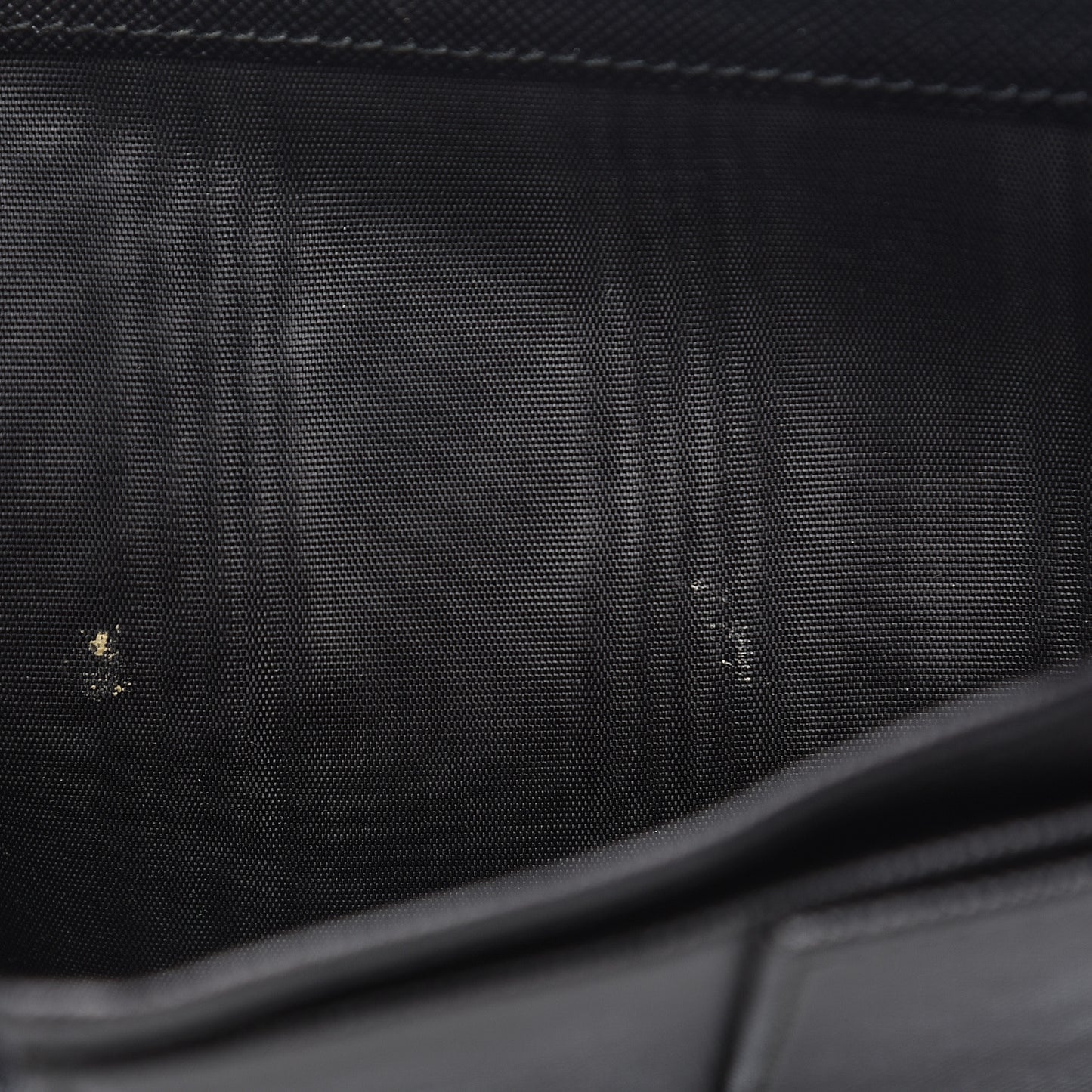 Saffiano Tri-Fold Compact Wallet Black