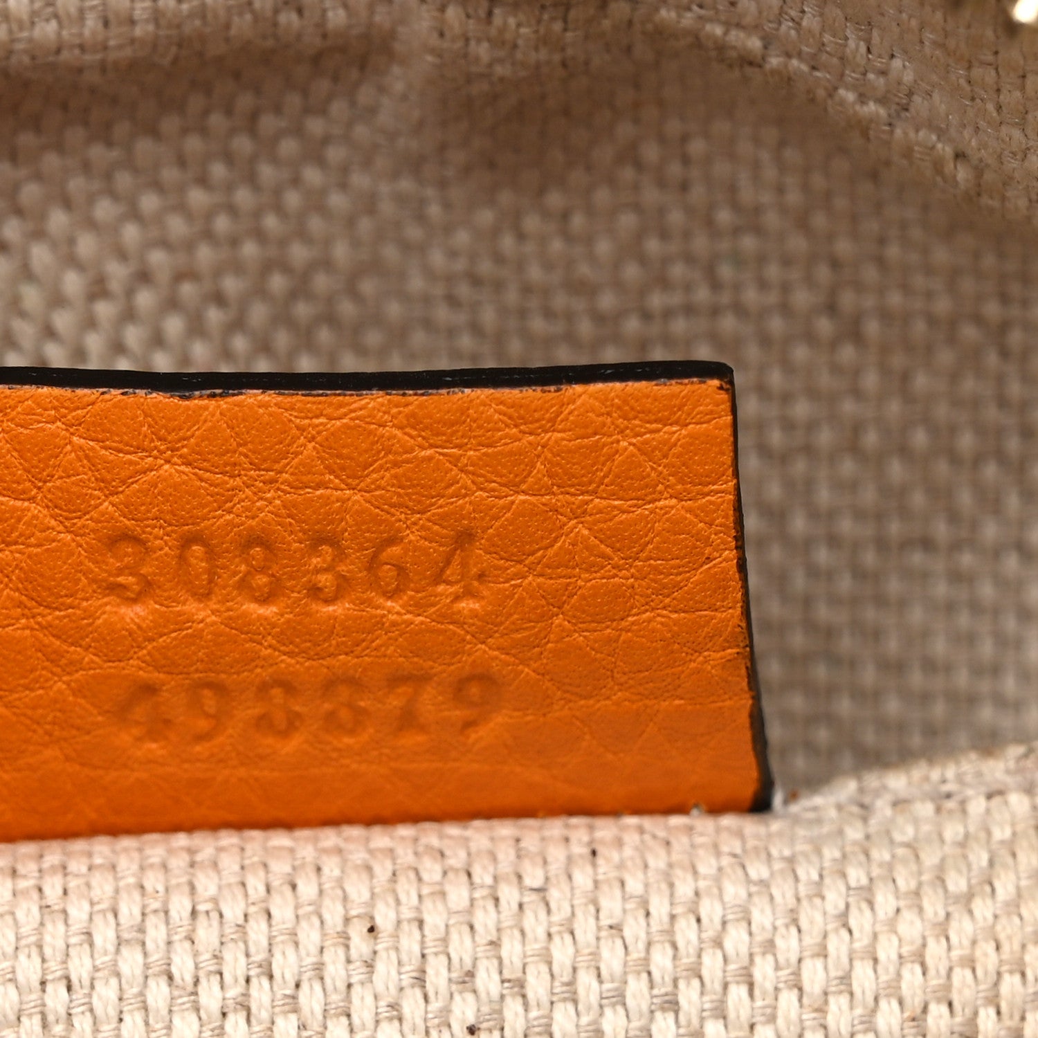 Gucci Pebbled Calfskin Small Soho Disco Bag Curcuma 7 of 14