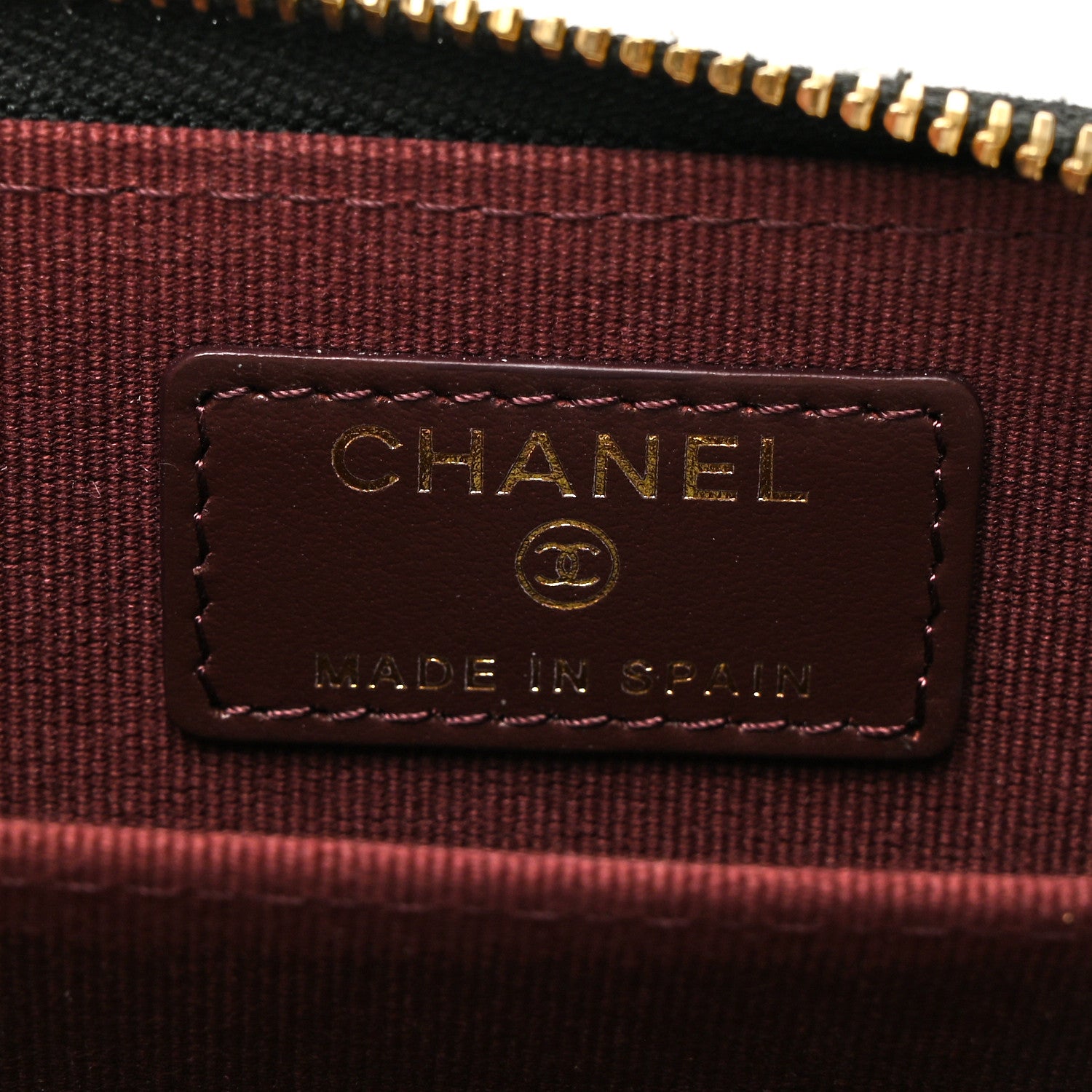 Chanel Caviar Quilted Zip Coin Purse Black 6 of 8