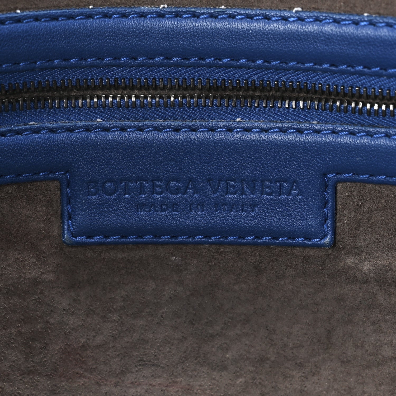 Bottega Veneta Nappa Intrecciato Nodini Crossbody Messenger Blue 6 of 12