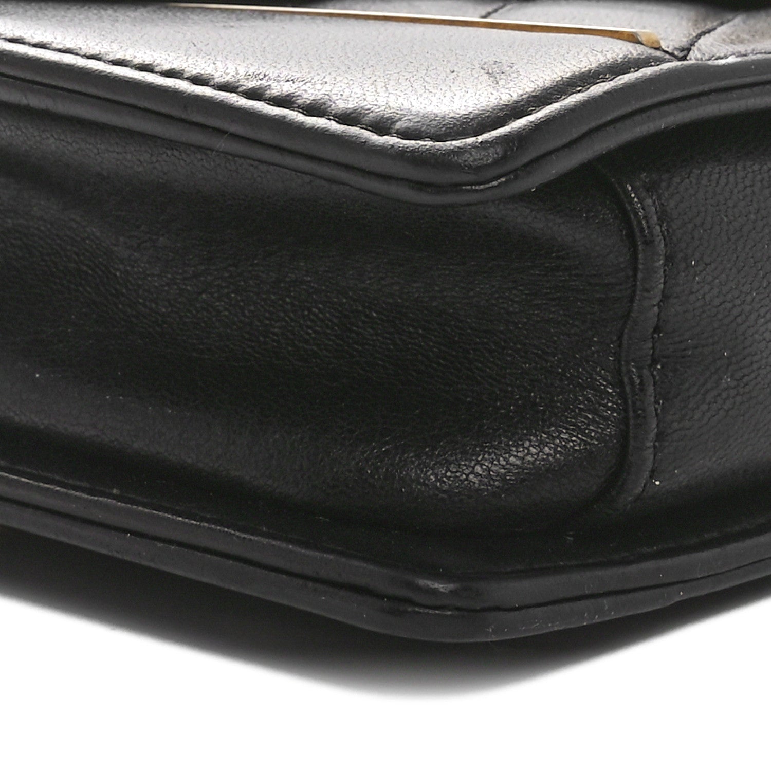 Chanel Lambskin Reversed Chevron Quilted Flap Black 9 of 10