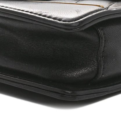 Chanel Lambskin Reversed Chevron Quilted Flap Black 9 of 10