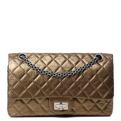 Chanel Metallic Aged Calfskin 2.55 Reissue 226 Flap Bronze 1 of 11