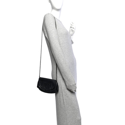 Chanel Caviar Half Moon Wallet On Chain WOC Black 2 of 12