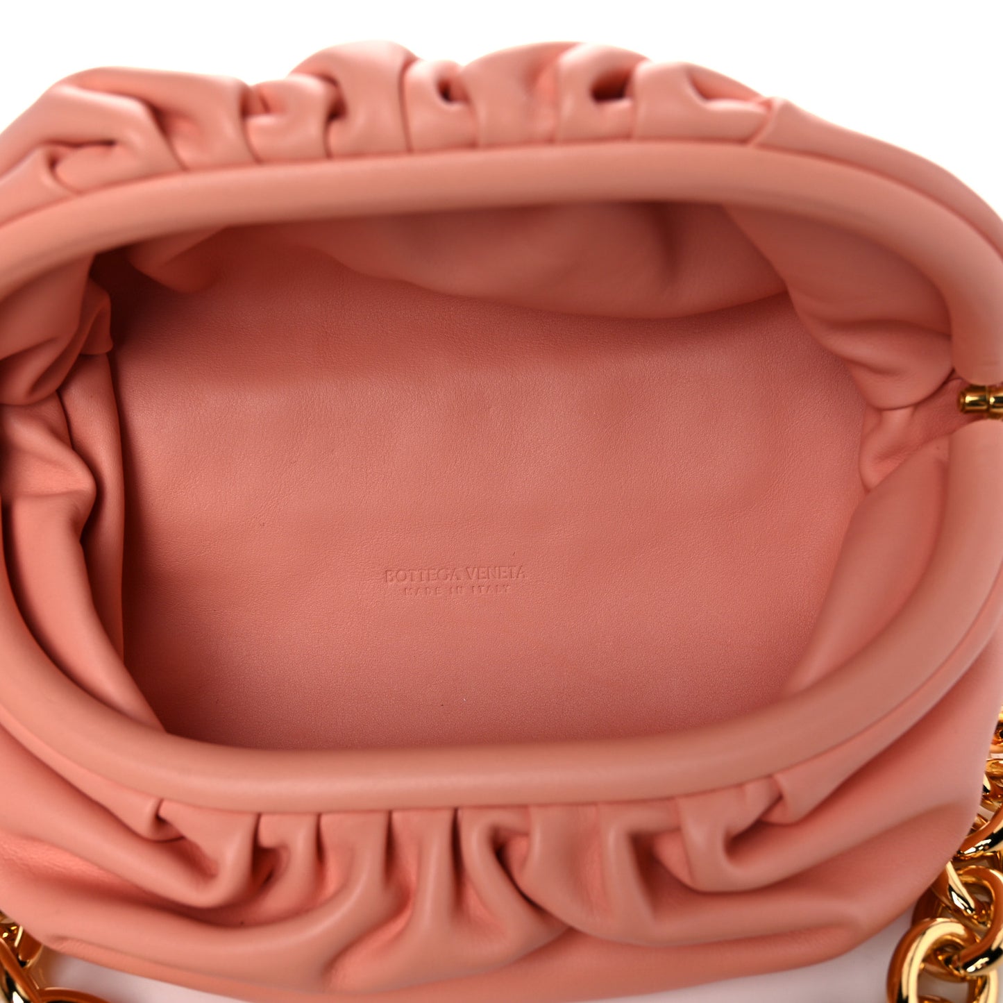 Nappa The Belt Chain Pouch Peachy